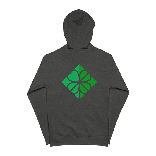 "Croisé" Unisex Fleece Zip-Up Hoodie - #DoItForRemi Edition