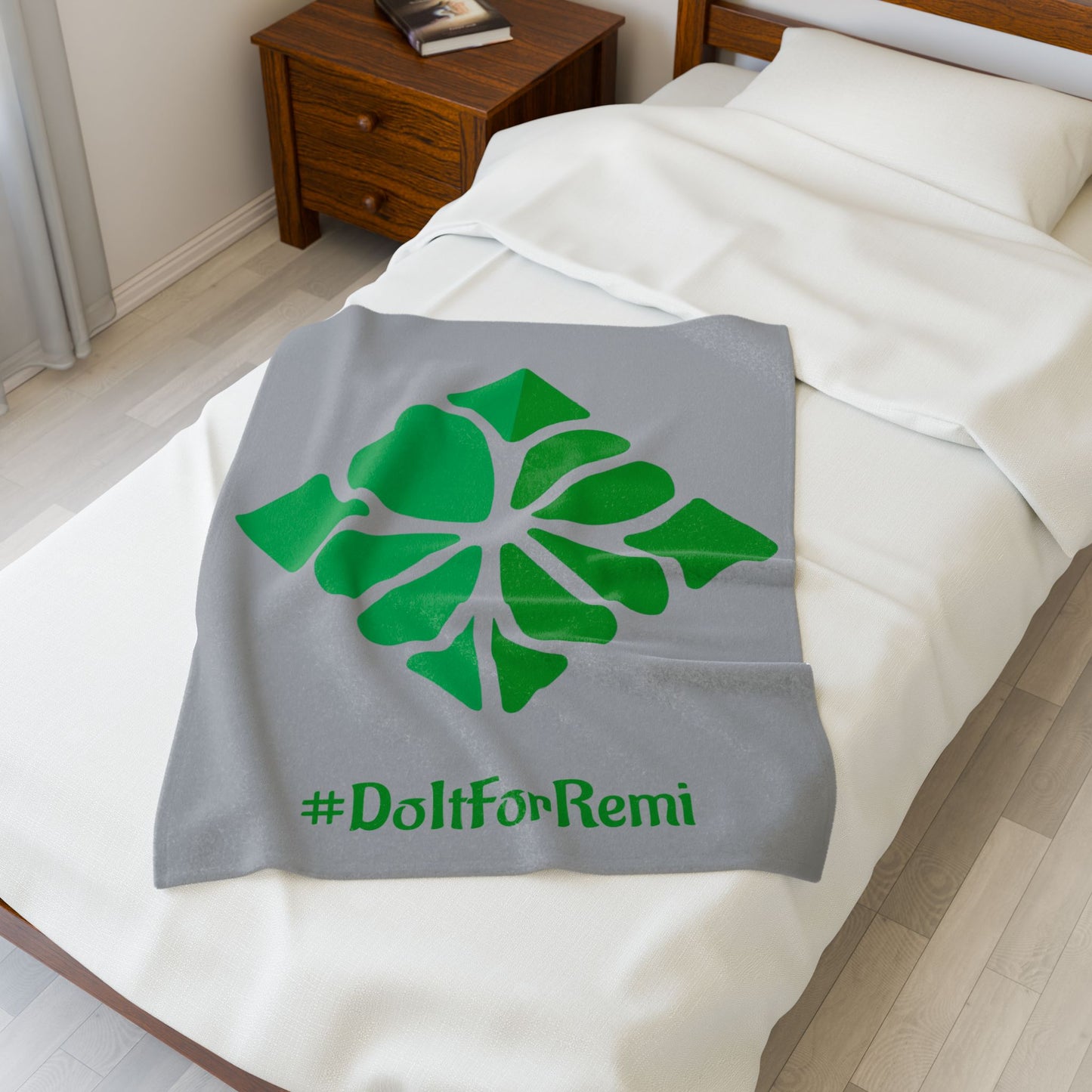 Velveteen Plush Blanket – #DoItForRemi Edition