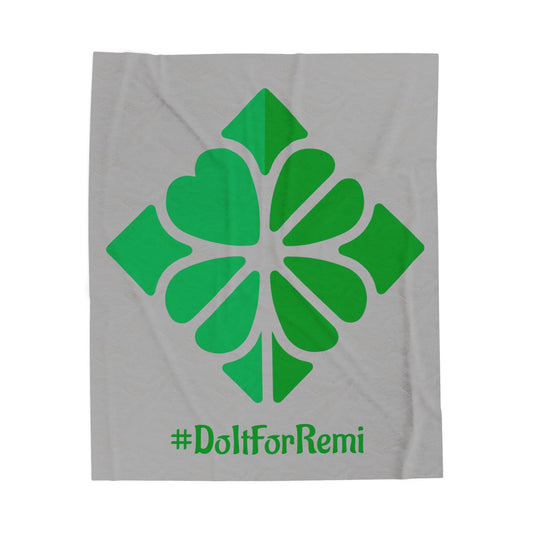 Velveteen Plush Blanket – #DoItForRemi Edition