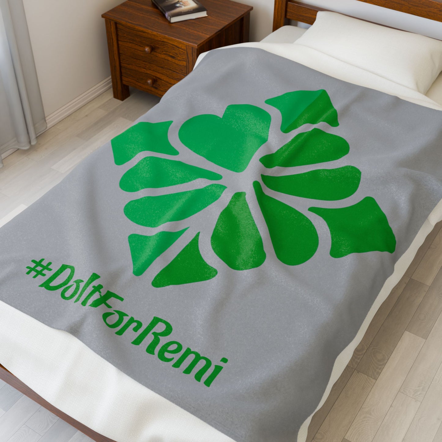 Velveteen Plush Blanket – #DoItForRemi Edition