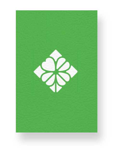ShamRockk Journal - 100p green - 6x9 Dot Grid